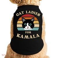Cat Ladies For Kamala Harris Cool Gift Doggie Tank thumb 0
