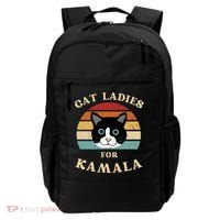 Cat Ladies For Kamala Harris Cool Gift Backpack thumb 0
