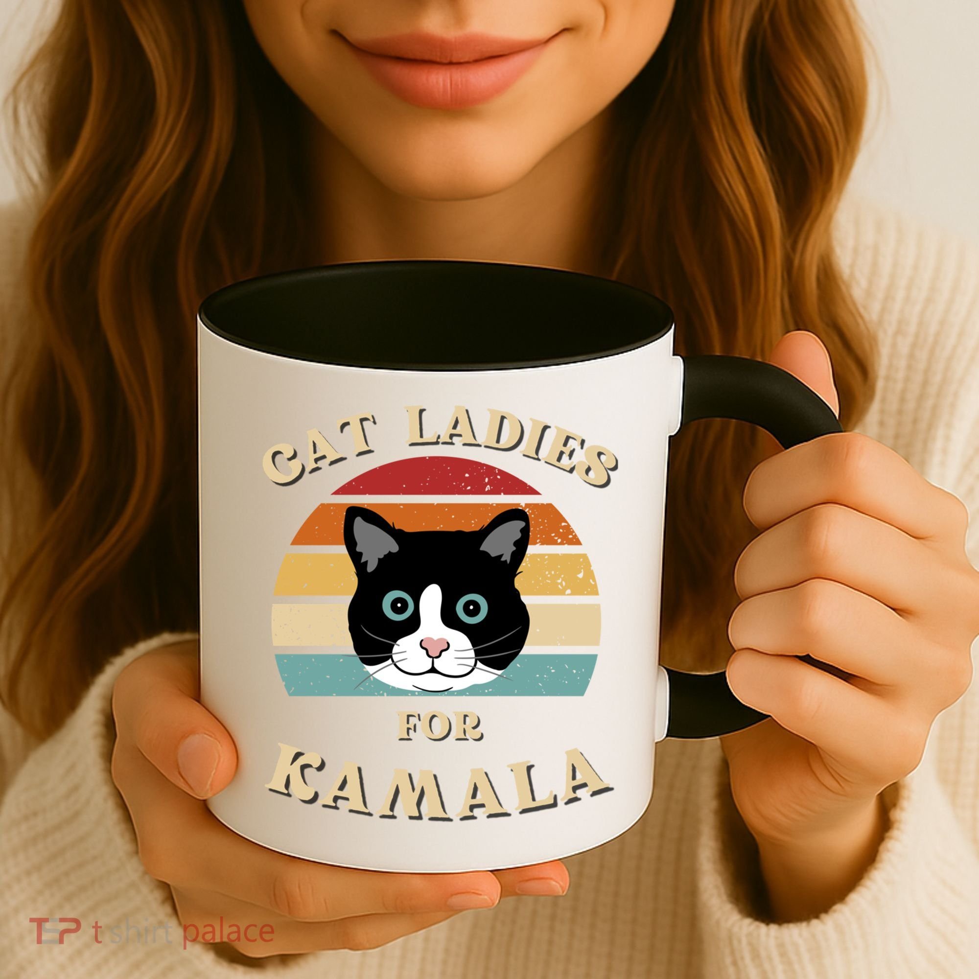 Cat Ladies For Kamala Harris Cool Gift Coffee Mug
