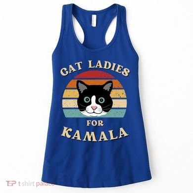 Cat Ladies For Kamala Harris Cool Gift Women's Tank Top