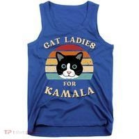 Cat Ladies For Kamala Harris Cool Gift Tank Top thumb 0