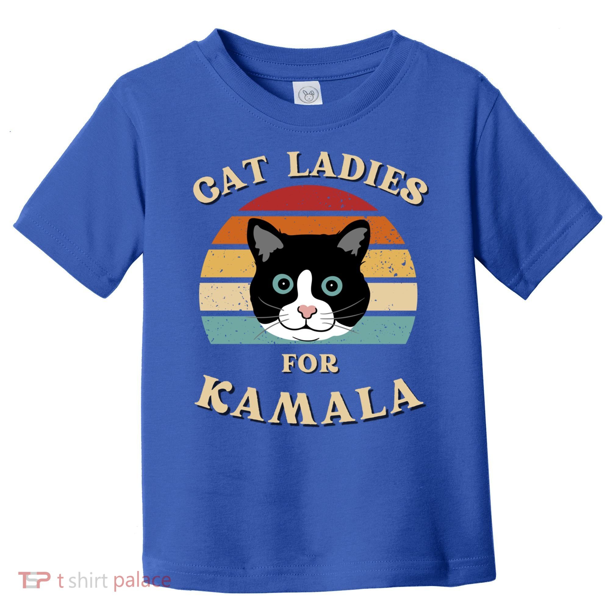 Cat Ladies For Kamala Harris Cool Gift Toddler T-Shirt