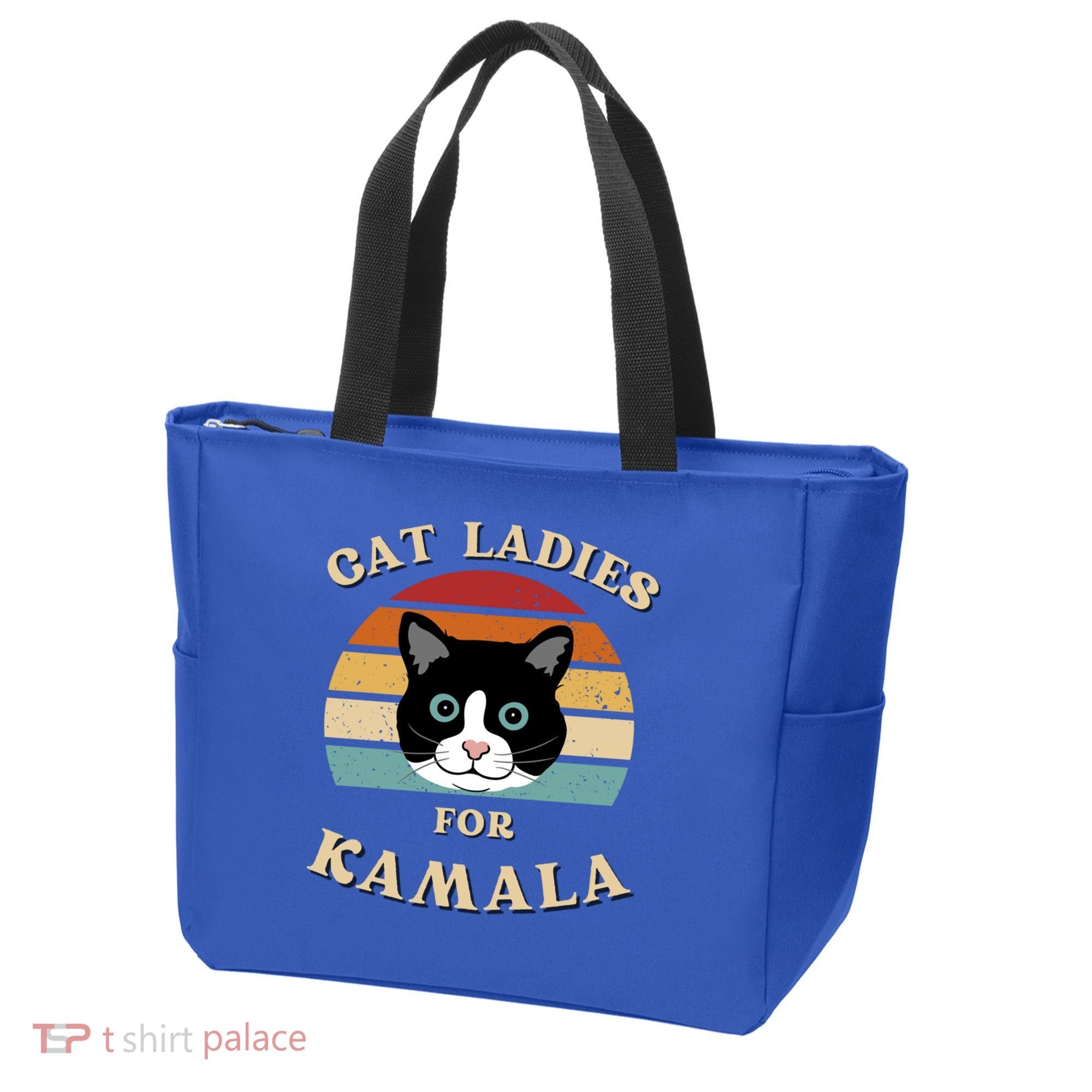 Cat Ladies For Kamala Harris Cool Gift Tote Bag