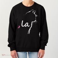 Cat Ladies For Kamala Harris For President 2024 Comma La Women's Sweatshirt thumb 0
