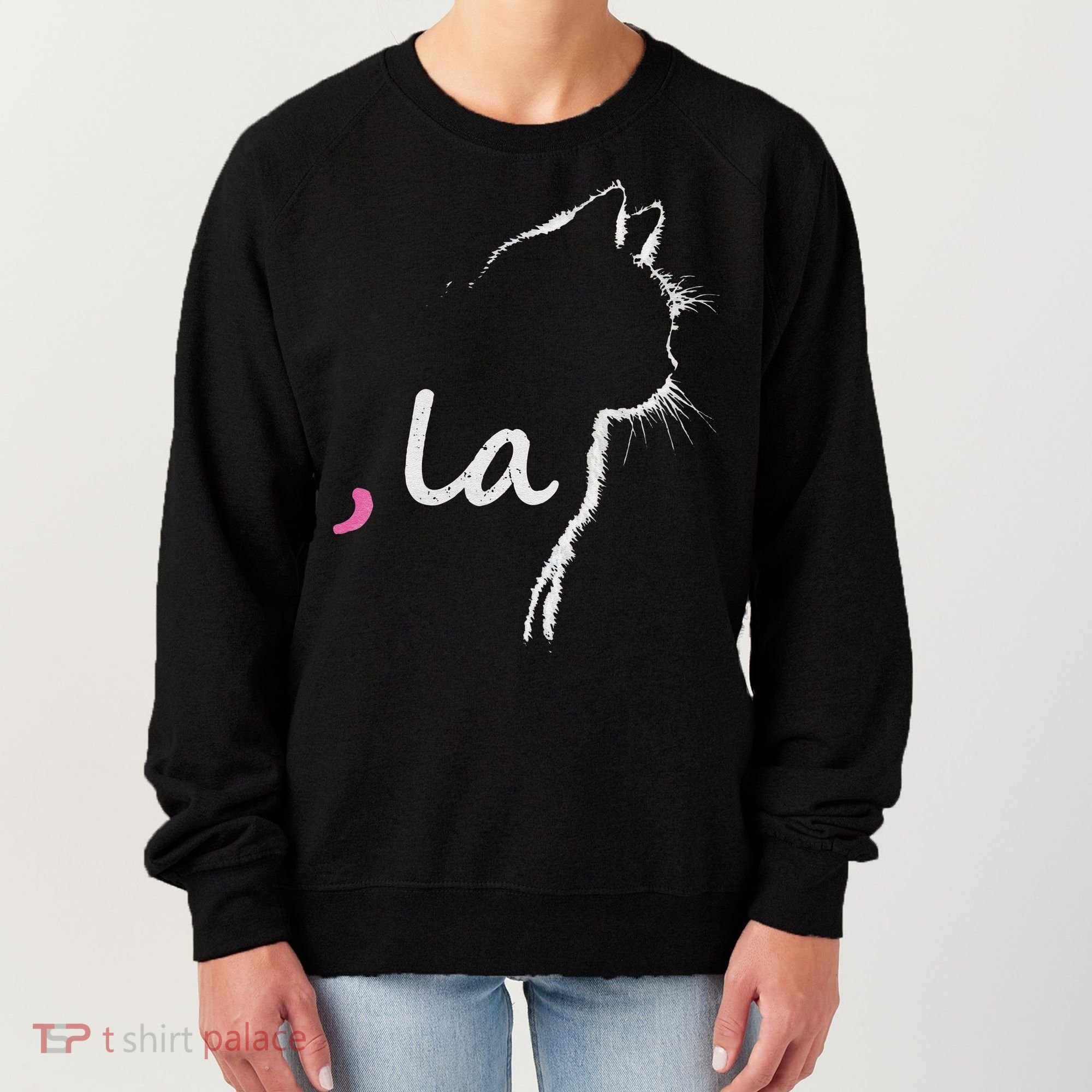Cat Ladies For Kamala Harris For President 2024 Comma La Women's Sweatshirt
