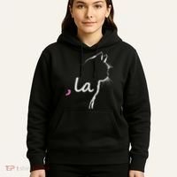 Cat Ladies For Kamala Harris For President 2024 Comma La Hoodie thumb 5