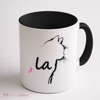 Cat Ladies For Kamala Harris For President 2024 Comma La Coffee Mug thumb 1