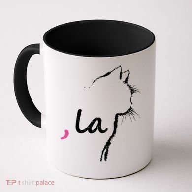 Cat Ladies For Kamala Harris For President 2024 Comma La Coffee Mug