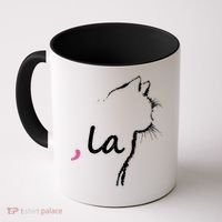 Cat Ladies For Kamala Harris For President 2024 Comma La Coffee Mug thumb 0