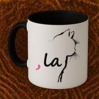 Cat Ladies For Kamala Harris For President 2024 Comma La Coffee Mug thumb 2