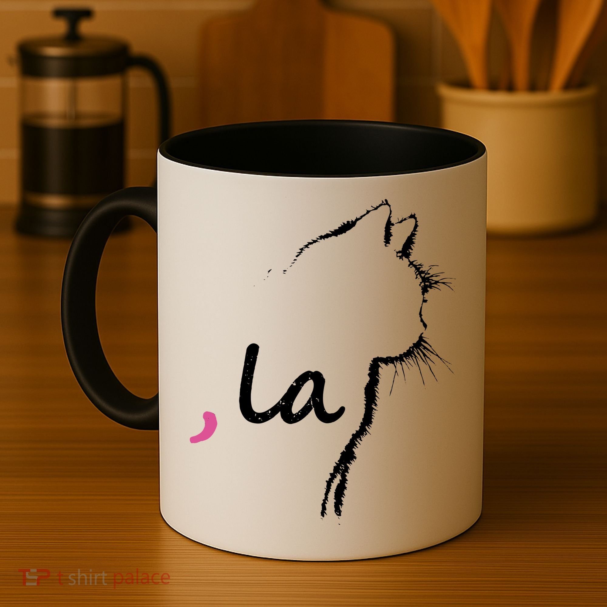 Cat Ladies For Kamala Harris For President 2024 Comma La Coffee Mug