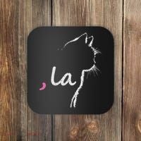 Cat Ladies For Kamala Harris For President 2024 Comma La Coaster thumb 0