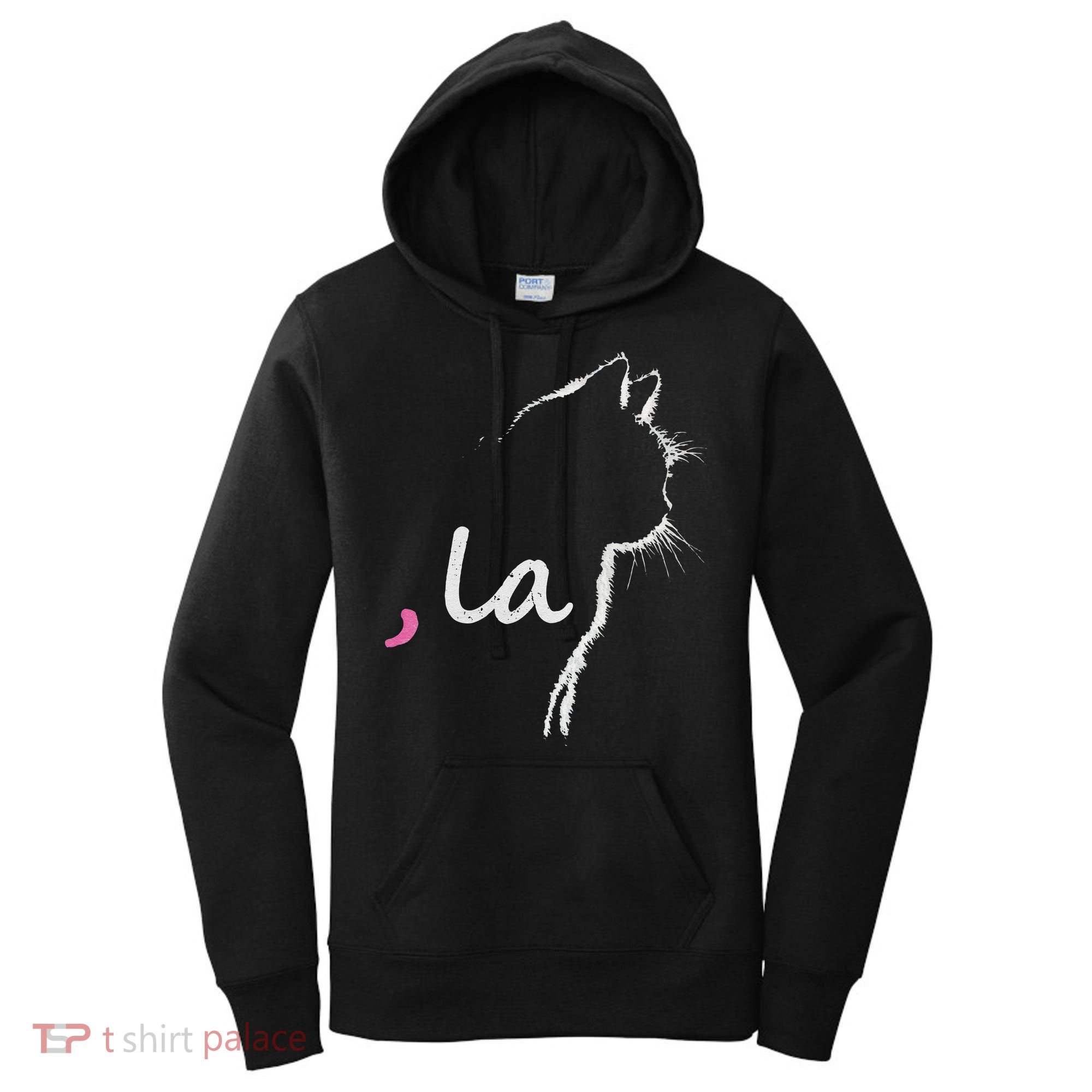 Cat Ladies For Kamala Harris For President 2024 Comma La Women's Hoodie