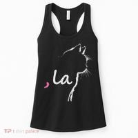 Cat Ladies For Kamala Harris For President 2024 Comma La Women's Tank Top thumb 0