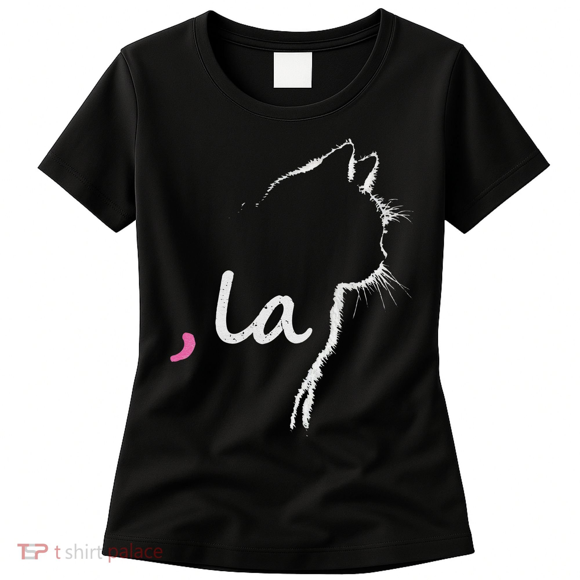 Cat Ladies For Kamala Harris For President 2024 Comma La Women's T-Shirt