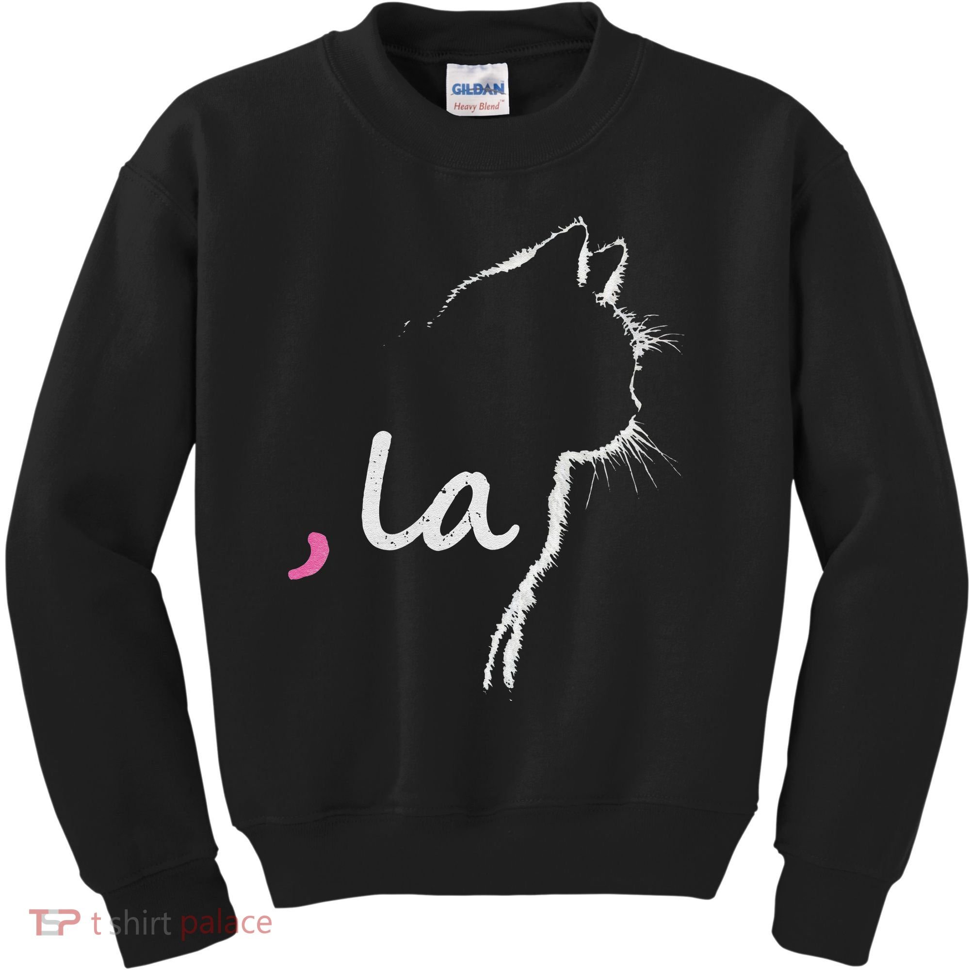 Cat Ladies For Kamala Harris For President 2024 Comma La Kids Sweatshirt