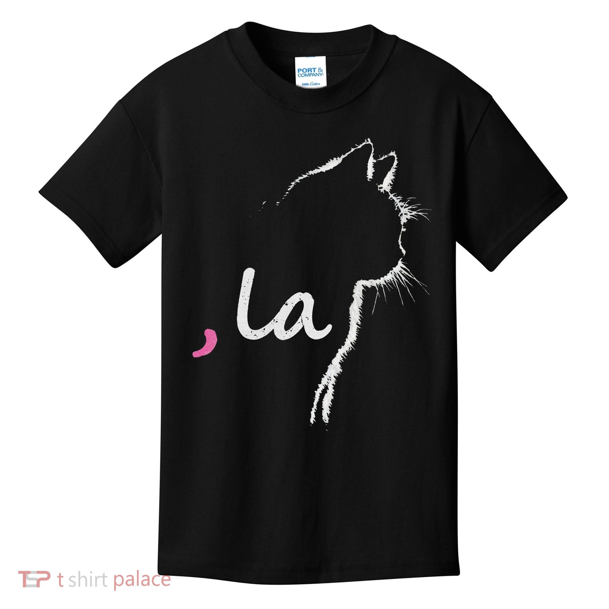 Cat Ladies For Kamala Harris For President 2024 Comma La Kids T-Shirt