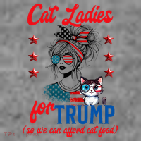 Cat Lady For Trump Funny Political Toddler Hoodie thumb 2