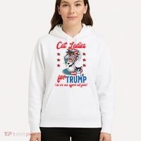 Cat Lady For Trump Funny Political Hoodie thumb 5