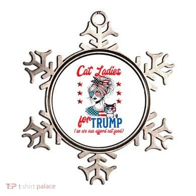 Cat Lady For Trump Funny Political Ornament