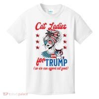 Cat Lady For Trump Funny Political Kids T-Shirt thumb 0