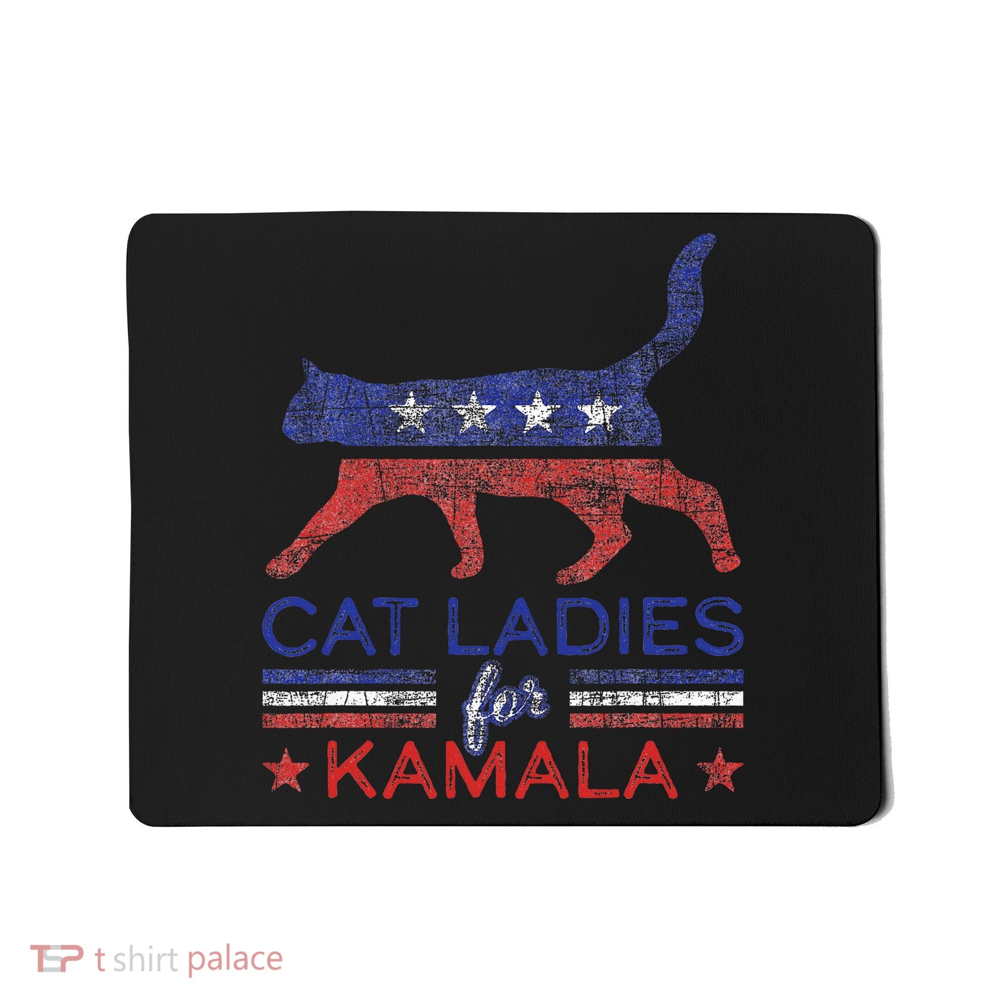 Cat Ladies For Kamala Funny Democrat Cat For Cat Lady Mousepad