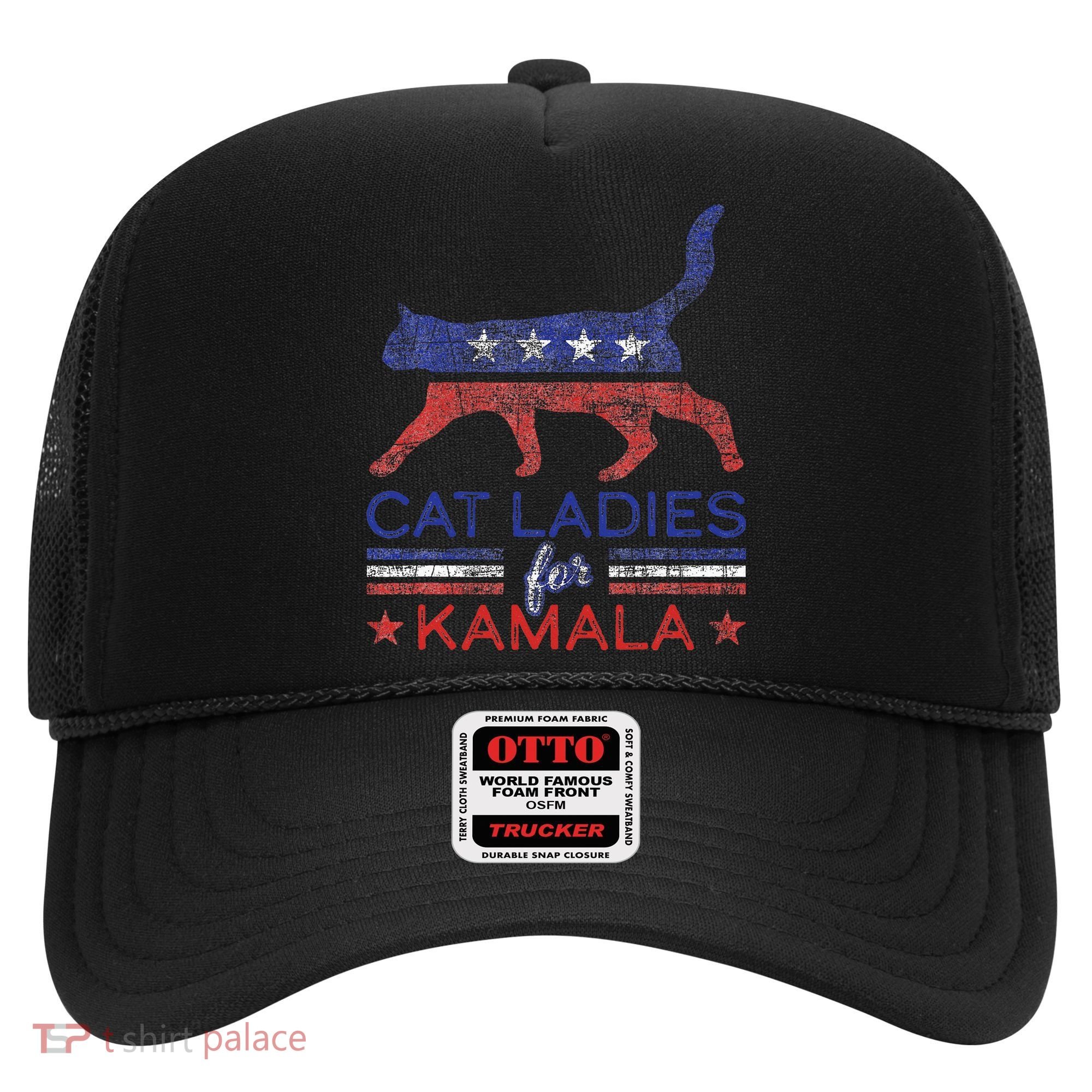 Cat Ladies For Kamala Funny Democrat Cat For Cat Lady Hat