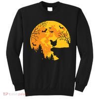 Chicken Lovers Funny Chicken And Moon Halloween Costume Sweatshirt thumb 0