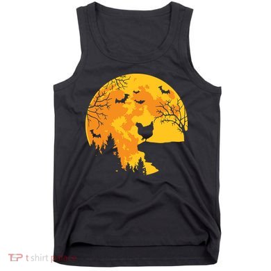Chicken Lovers Funny Chicken And Moon Halloween Costume Tank Top