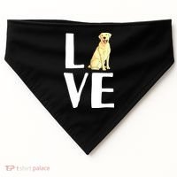 Cool Labrador For Men Women Yellow Lab Dog Lab Retriever USA-Made Doggie Bandana thumb 0