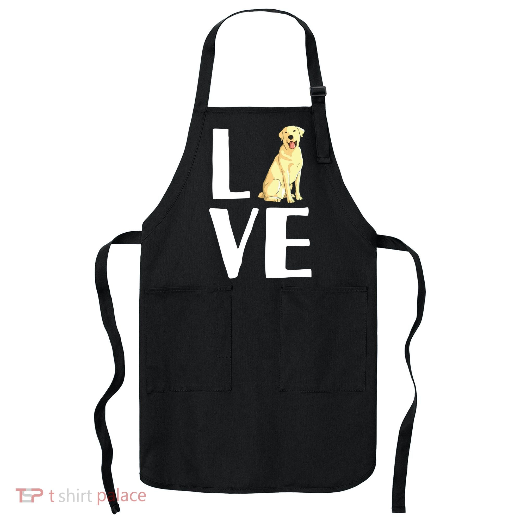 Cool Labrador For Men Women Yellow Lab Dog Lab Retriever Apron