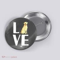 Cool Labrador For Men Women Yellow Lab Dog Lab Retriever Button thumb 0