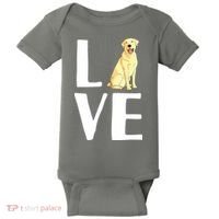 Cool Labrador For Men Women Yellow Lab Dog Lab Retriever Baby Bodysuit thumb 0