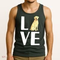 Cool Labrador For Men Women Yellow Lab Dog Lab Retriever Tank Top thumb 3