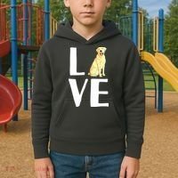 Cool Labrador For Men Women Yellow Lab Dog Lab Retriever Kids Hoodie thumb 2