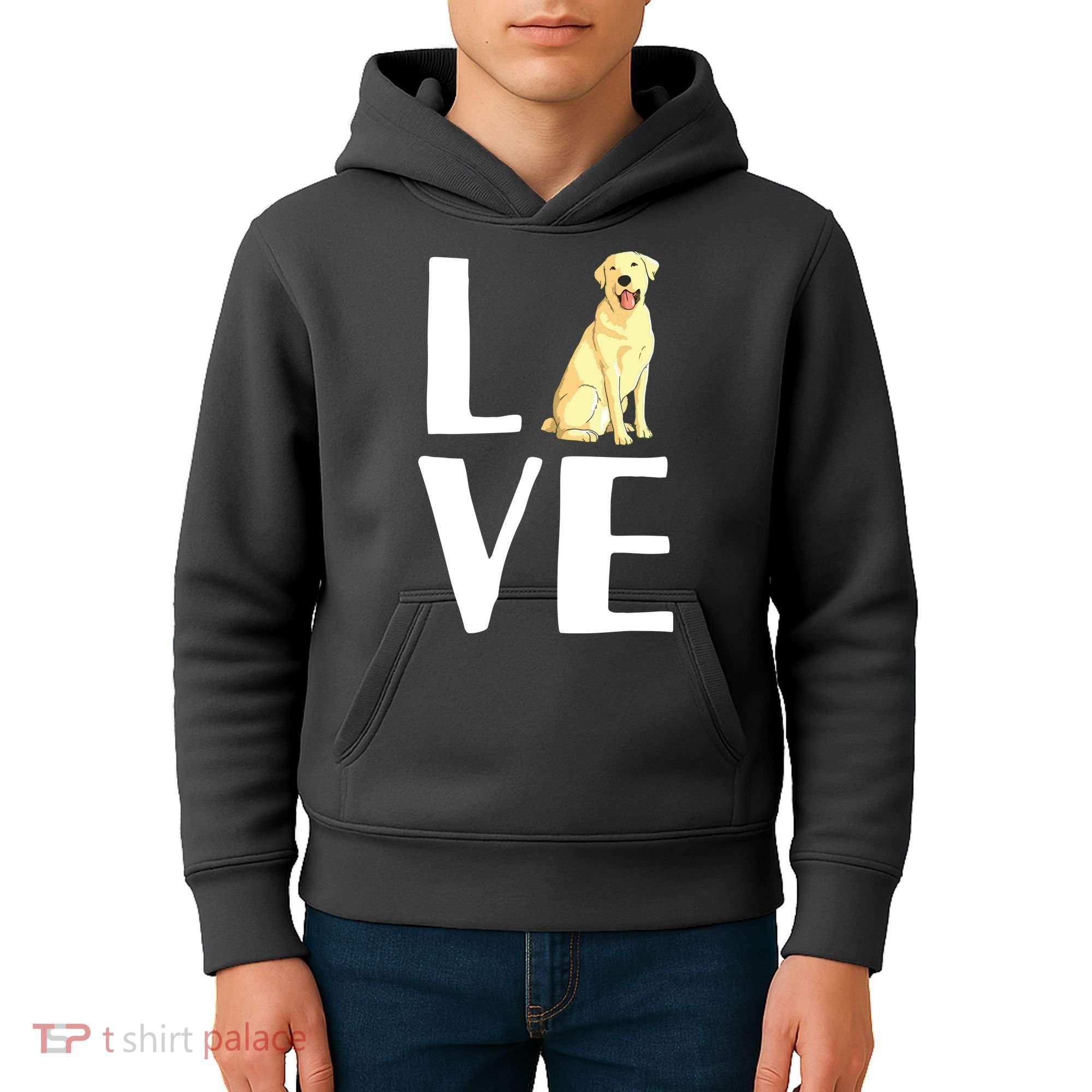 Cool Labrador For Men Women Yellow Lab Dog Lab Retriever Kids Hoodie