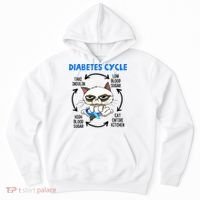 Cat Lover Funny Diabetes Cycle Awareness Hoodie thumb 0