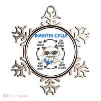 Cat Lover Funny Diabetes Cycle Awareness Ornament thumb 0