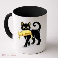 Cat Ladies For Kamala Harris Donald Trump 2024 Coffee Mug thumb 0