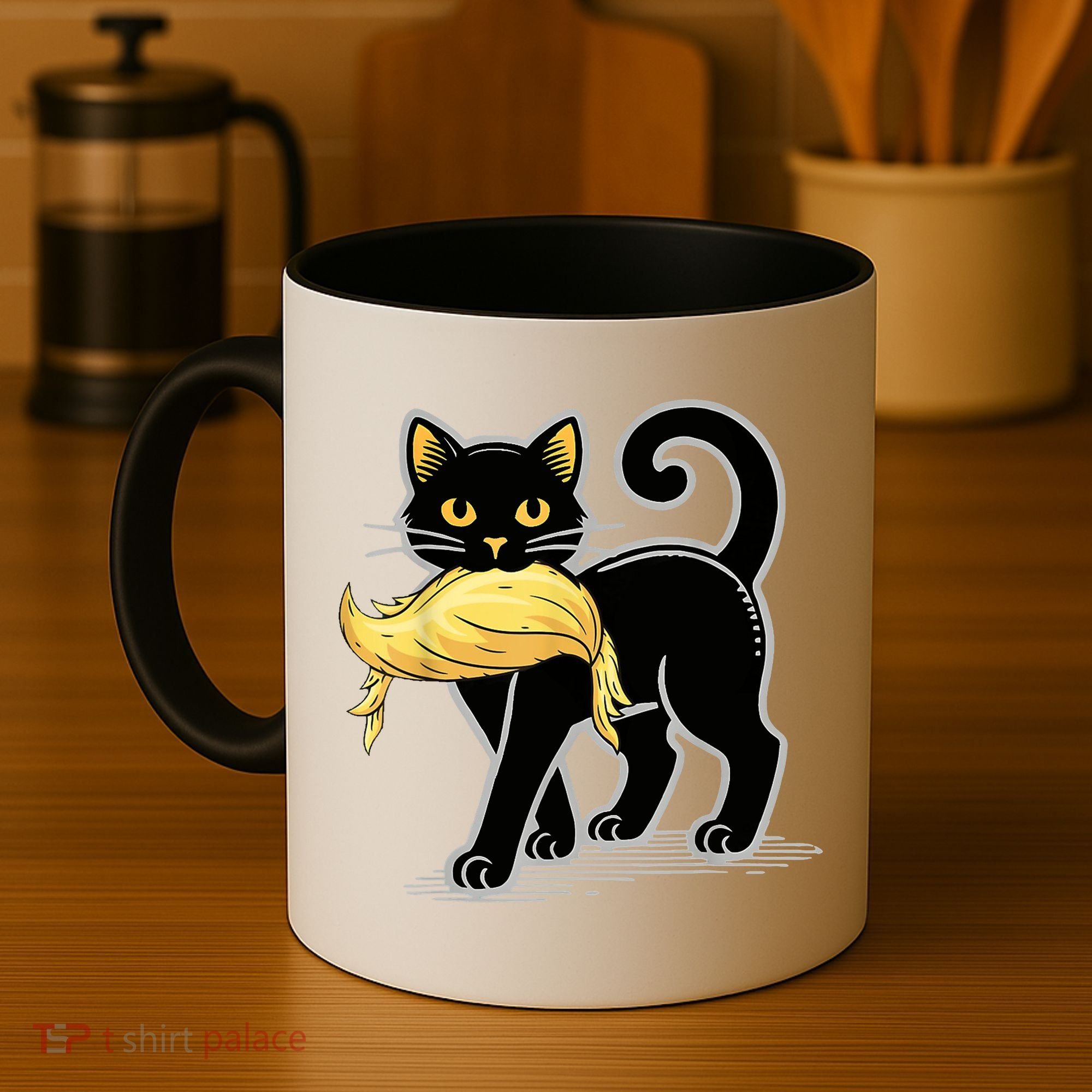 Cat Ladies For Kamala Harris Donald Trump 2024 Coffee Mug