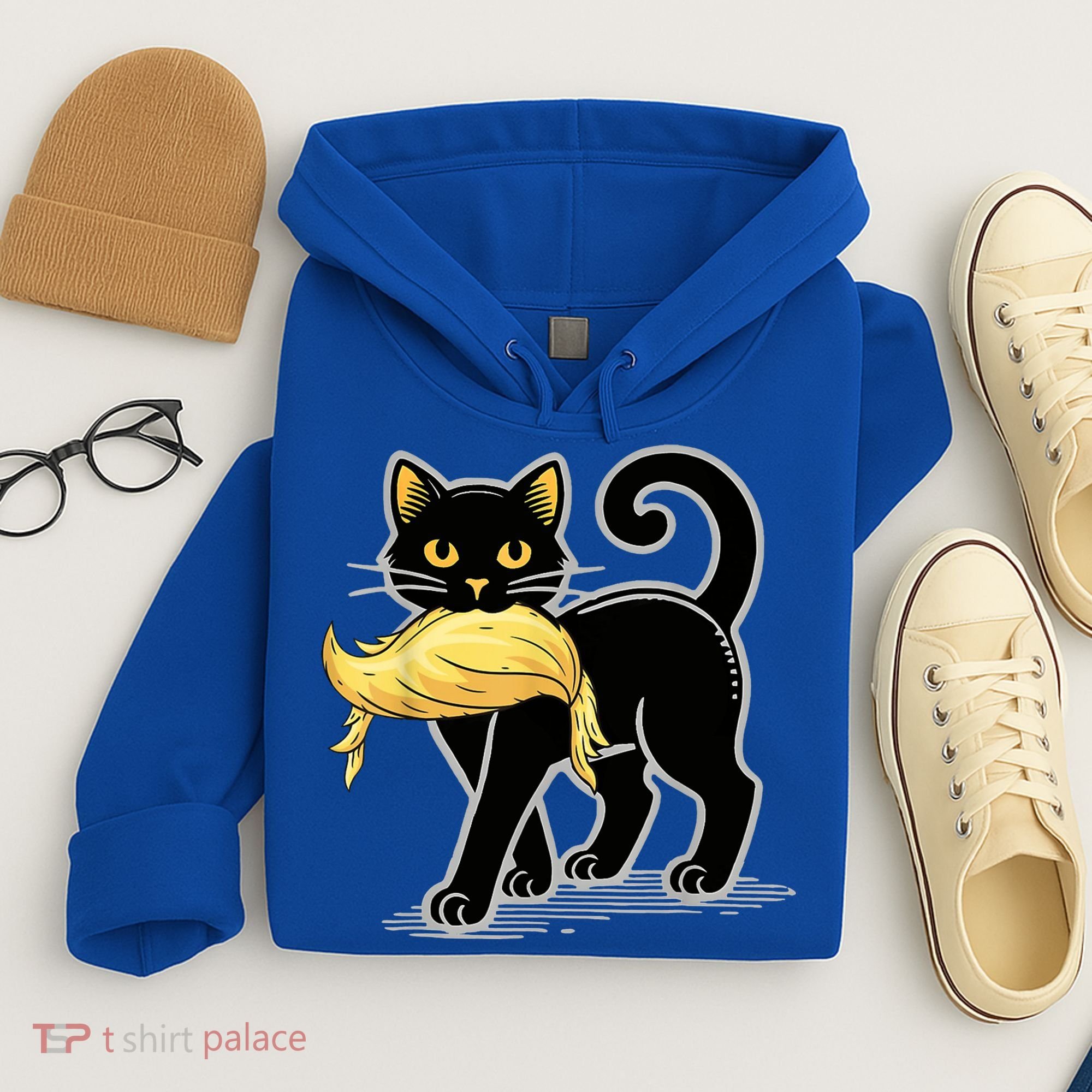 Cat Ladies For Kamala Harris Donald Trump 2024 Hoodie