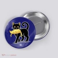 Cat Ladies For Kamala Harris Donald Trump 2024 Button thumb 0