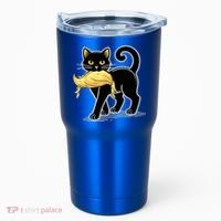 Cat Ladies For Kamala Harris Donald Trump 2024 Tumbler thumb 0