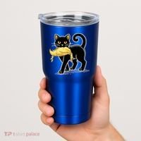 Cat Ladies For Kamala Harris Donald Trump 2024 Tumbler thumb 2