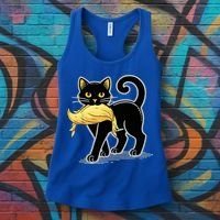 Cat Ladies For Kamala Harris Donald Trump 2024 Women's Tank Top thumb 3