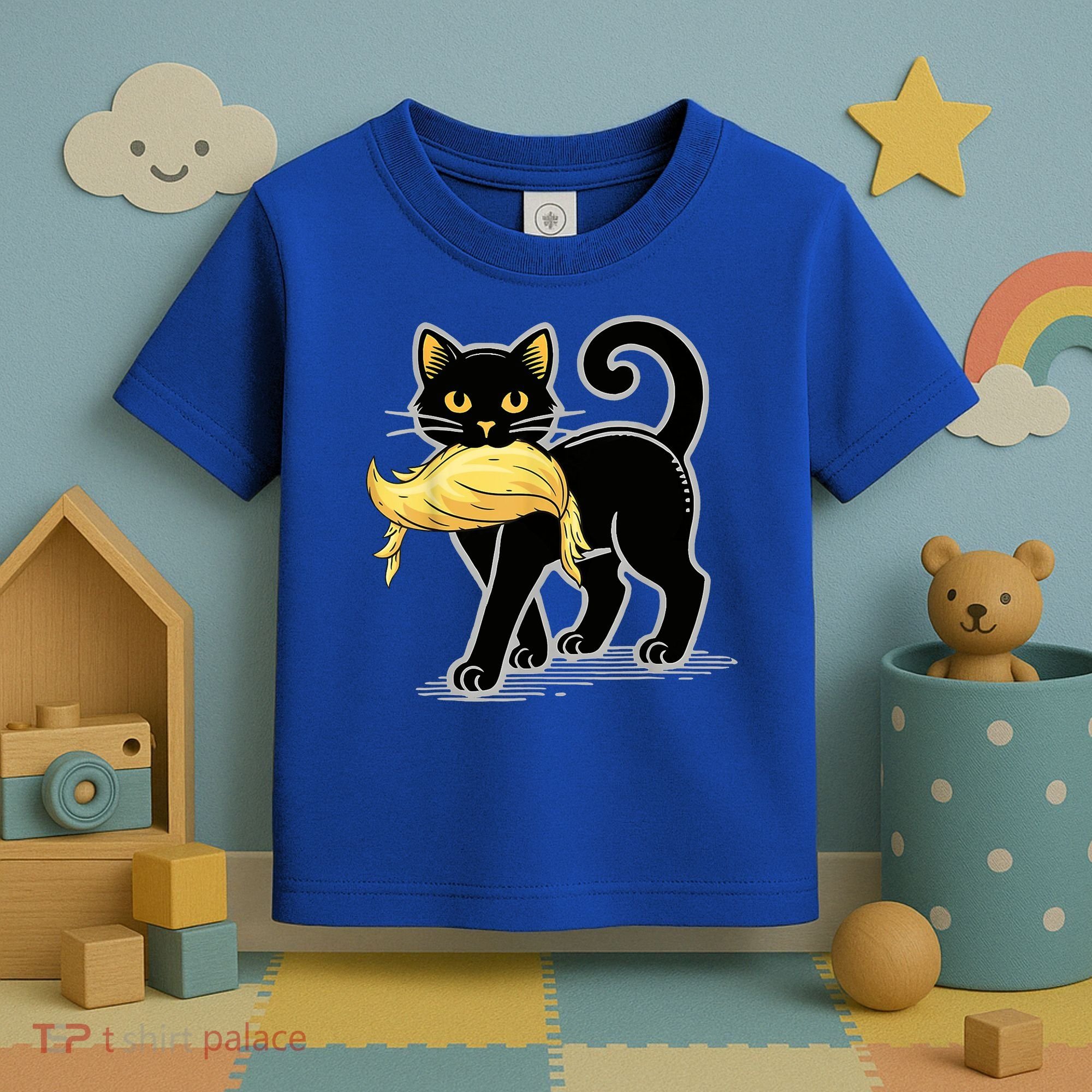 Cat Ladies For Kamala Harris Donald Trump 2024 Toddler T-Shirt