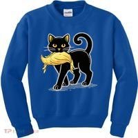 Cat Ladies For Kamala Harris Donald Trump 2024 Kids Sweatshirt thumb 0