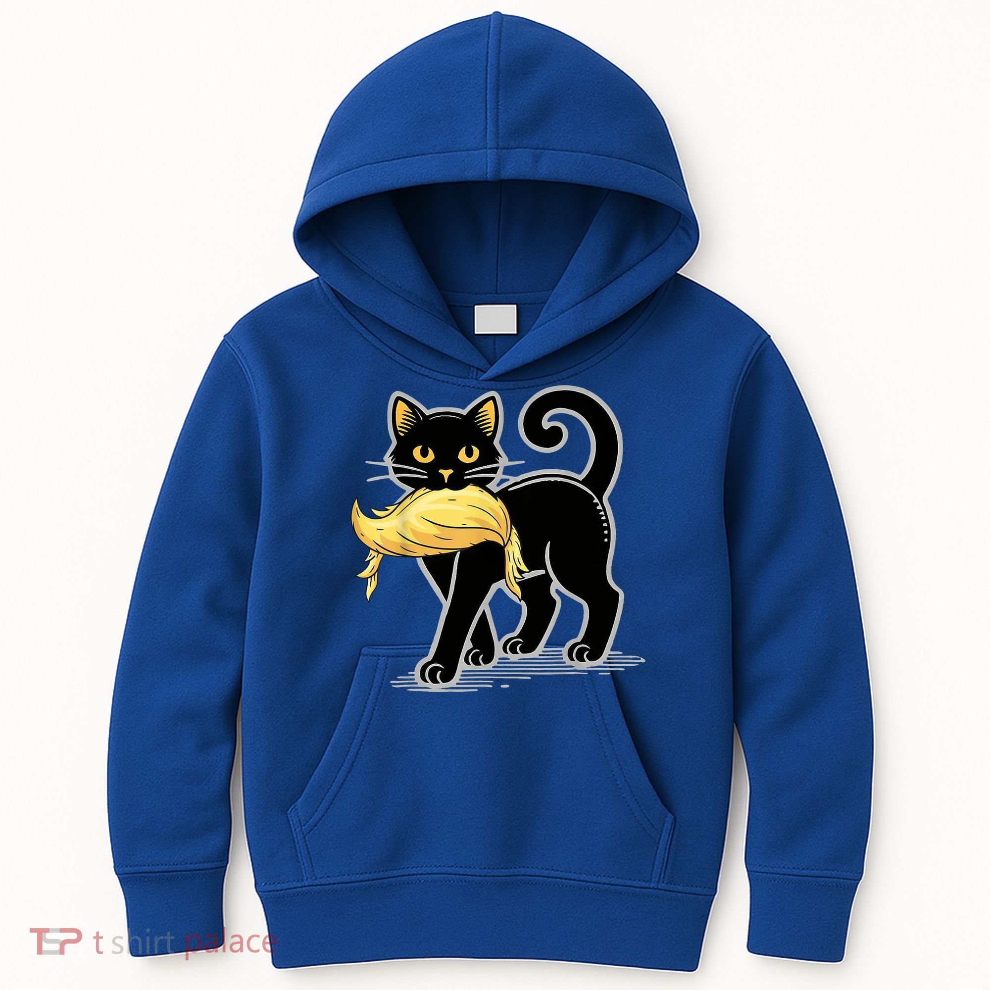 Cat Ladies For Kamala Harris Donald Trump 2024 Kids Hoodie