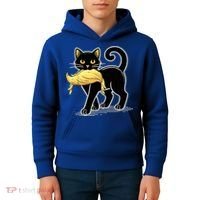 Cat Ladies For Kamala Harris Donald Trump 2024 Kids Hoodie thumb 4