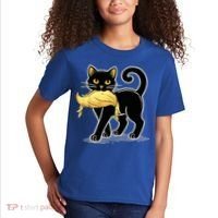 Cat Ladies For Kamala Harris Donald Trump 2024 Kids T-Shirt thumb 2